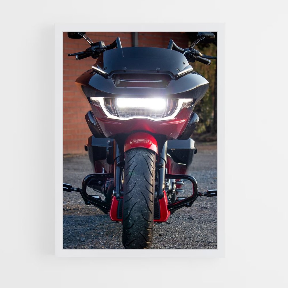 Poster magnifique Road glide – affiche Harley-Davidson (vue 3)